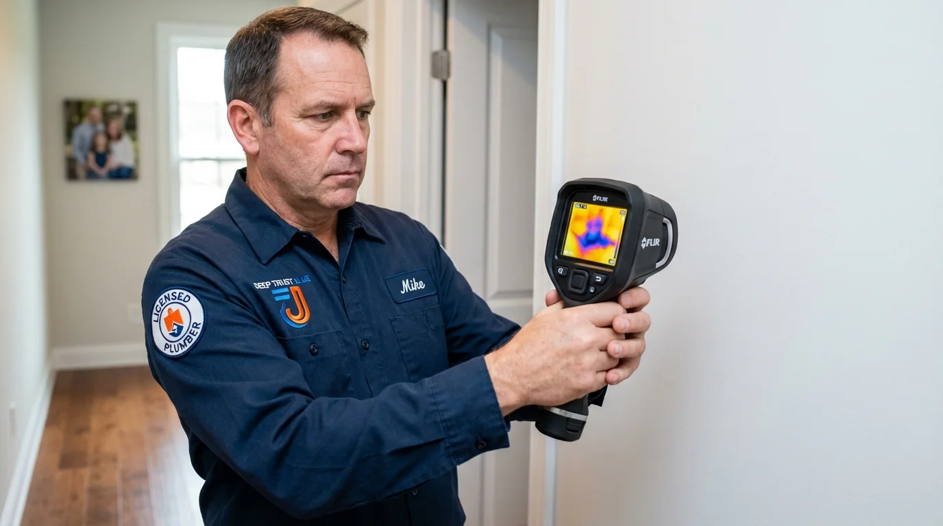 Thermal imaging leak detection by Johns Plumbing LLC in Del Norte
